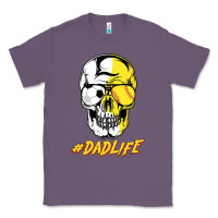 Lavender Dad life Sugar Skull for Soccer Softball Halloween Costume Classic Tee - maiPhamDesign