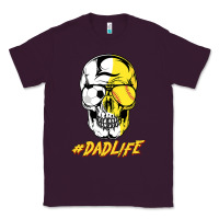 Plum Dad life Sugar Skull for Soccer Softball Halloween Costume Classic Tee - maiPhamDesign