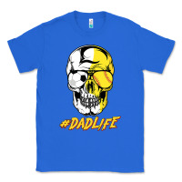 True Royal Dad life Sugar Skull for Soccer Softball Halloween Costume Classic Tee - maiPhamDesign