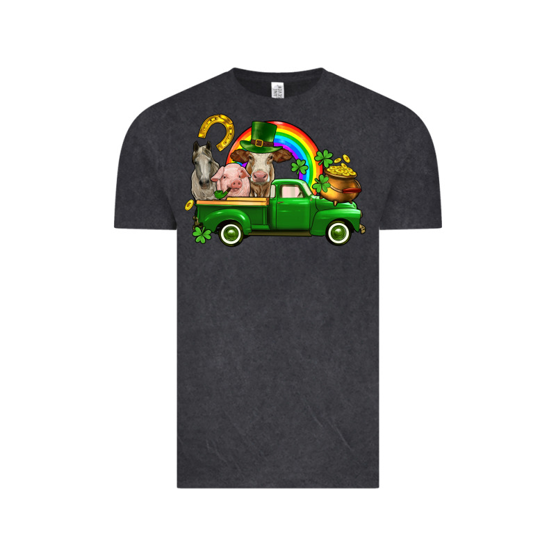 St. Patrick's Day Farm Animals Vintage Tee by CowGirlArtShop | Teevron