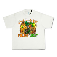 Pistachio St. Patrick's Dead inside but feeling lucky Urban Heavy Tee - HowdyJamesFarm