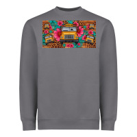Storm school bus leopard gemstone license plate Heavyweight Sweatshirt - Artiststas
