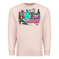 Pale Pink hair hustler Premium Sweatshirt - AdoDesignShop