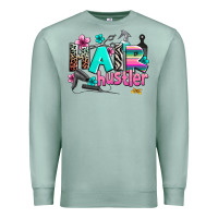 Seafoam hair hustler Premium Sweatshirt - AdoDesignShop