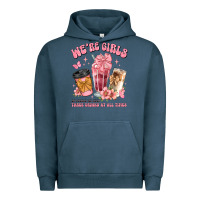 Pigment Midnight Navy were girls of course we need three drinks at all t Urban Hoodie - JahusDesignShop