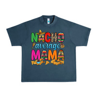 Midnight Navy Nacho average mama Urban Heavy Tee - RanaPortraitStore