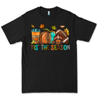 Black Tis' the season Fall Premium Tee - NancyCooperArtShop