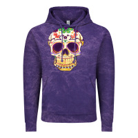 Cloud Purple Cinco de mayo skull Vintage Hoodie - FaDigitalArtStudio