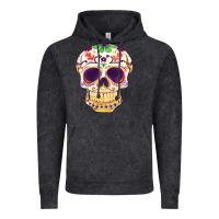 Vintage Black Cinco de mayo skull Vintage Hoodie - FaDigitalArtStudio
