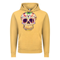 Vintage Mustard Cinco de mayo skull Vintage Hoodie - FaDigitalArtStudio