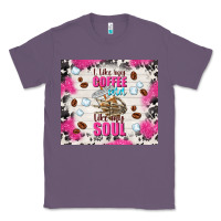 Lavender i like my coffee cold like my soul Classic Tee - TumblerDesignByShophia