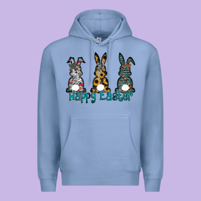 Happy Easter Premium Hoodie Designed By Cowhidedigitalart
