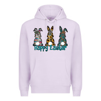 Lilac Happy Easter Premium Hoodie - CowhideDigitalArt