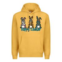 Mustard Happy Easter Premium Hoodie - CowhideDigitalArt