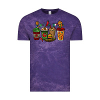 Cloud Purple Mexican coffee cups Mexico Vintage Tee - HowdyJamesFarm