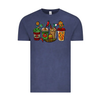 Vintage Denim Mexican coffee cups Mexico Vintage Tee - HowdyJamesFarm