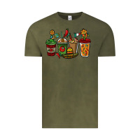 Vintage Olive Mexican coffee cups Mexico Vintage Tee - HowdyJamesFarm