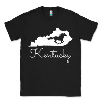 Black Kentucky Horse Map State , best gift, costume, halloween, xmas, christ Classic Tee - maiPhamDesign