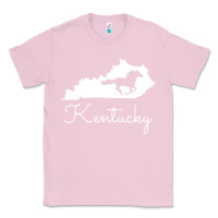 Bubblegum Pink Kentucky Horse Map State , best gift, costume, halloween, xmas, christ Classic Tee - maiPhamDesign