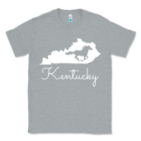 Heather Grey Kentucky Horse Map State , best gift, costume, halloween, xmas, christ Classic Tee - maiPhamDesign