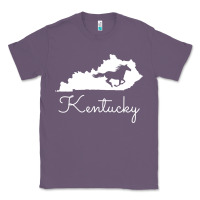 Lavender Kentucky Horse Map State , best gift, costume, halloween, xmas, christ Classic Tee - maiPhamDesign