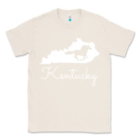Natural Kentucky Horse Map State , best gift, costume, halloween, xmas, christ Classic Tee - maiPhamDesign