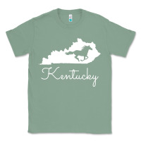 Sage Kentucky Horse Map State , best gift, costume, halloween, xmas, christ Classic Tee - maiPhamDesign