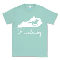 Seafoam Kentucky Horse Map State , best gift, costume, halloween, xmas, christ Classic Tee - maiPhamDesign