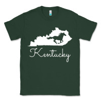 Kentucky Horse Map State , Best Gift, Costume, Halloween, Xmas, Christ Classic Tee | Teevron