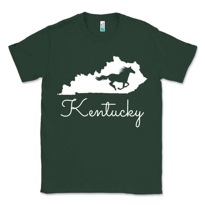Kentucky Horse Map State , Best Gift, Costume, Halloween, Xmas, Christ Classic Tee by maiPhamDesign | Teevron