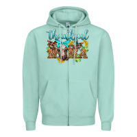 Thankful Mama Cow Zipper Hoodie | Teevron