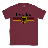 Burgundy DEUTSCHLAND Germany Flag Coat of Arms Eagle Banner Vintage , best gift Classic Tee - maiPhamDesign