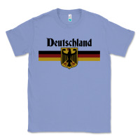 Deutschland Germany Flag Coat Of Arms Eagle Banner Vintage , Best Gift Classic Tee | Teevron