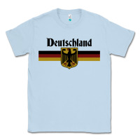 Dusty Blue DEUTSCHLAND Germany Flag Coat of Arms Eagle Banner Vintage , best gift Classic Tee - maiPhamDesign