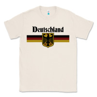 Natural DEUTSCHLAND Germany Flag Coat of Arms Eagle Banner Vintage , best gift Classic Tee - maiPhamDesign