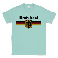 Seafoam DEUTSCHLAND Germany Flag Coat of Arms Eagle Banner Vintage , best gift Classic Tee - maiPhamDesign