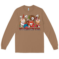 It's Game Day Y'all Baseball Coffee Cups Long Sleeve Tee | Teevron