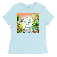 Baby Blue it's five o'clock somewhere Ladies Tee - TumblerDesignByShophia