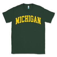Sports Green Michigan - Throwback Design - Classic , best gift, costume, halloween, Classic Tee - maiPhamDesign