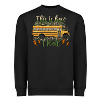 Black this is how i roll school bus camouflage Heavyweight Sweatshirt - Artiststas