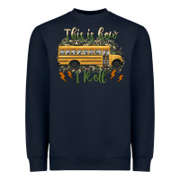 Navy this is how i roll school bus camouflage Heavyweight Sweatshirt - Artiststas