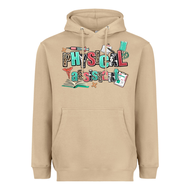 Physical Assistant Heavyweight Hoodie by AdoDesignShop | Teevron