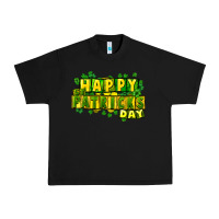 Black Happy St. Patrick's Day Urban Heavy Tee - HowdyJamesFarm