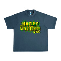 Midnight Navy Happy St. Patrick's Day Urban Heavy Tee - HowdyJamesFarm