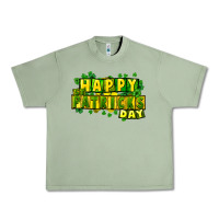 Oil Green Happy St. Patrick's Day Urban Heavy Tee - HowdyJamesFarm