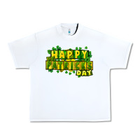 White Happy St. Patrick's Day Urban Heavy Tee - HowdyJamesFarm