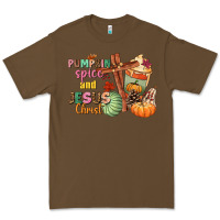Cacao Pumpkin spice and Jesus christ Premium Tee - NancyCooperArtShop