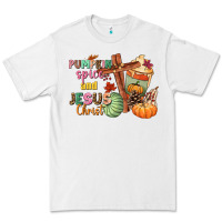 White Pumpkin spice and Jesus christ Premium Tee - NancyCooperArtShop