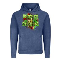 Vintage Denim St. Patrick's Day Pinches get stitches Vintage Hoodie - OliviaCreatesArt
