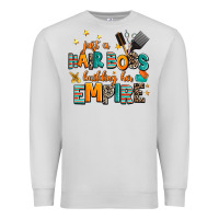 Dove Grey just a nail boss building her empire Premium Sweatshirt - AdoDesignShop